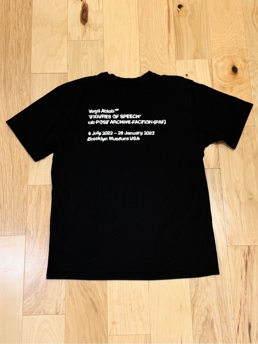 Virgil Abloh Men’s Figures of Speech POST ARCHIVE FACTION Tee Shirt - Picture 2 of 5
